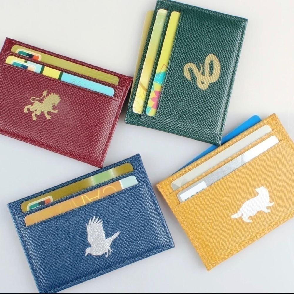 3 For $35 Harry Potter Hogwarts Slytherin Mascot Cardholder Wallet - Picture 4 of 4